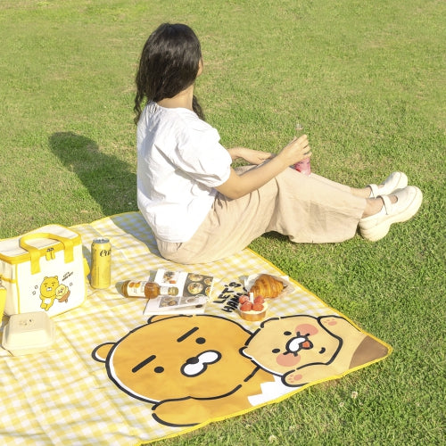 [KAKAO FRIENDS] Ryan & Choonsik Picnic Mat - 라이언 & 춘식이 피크닉 매트