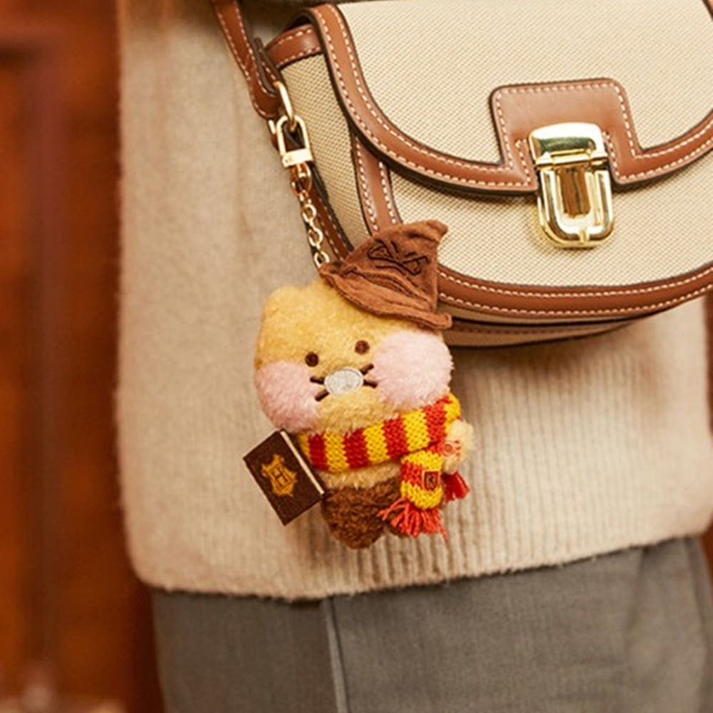 [KAKAO FRIENDS] Harry Potter x Choonsik Fluffy Key Chain - 해리포터 × 춘식이 포슬 키체인
