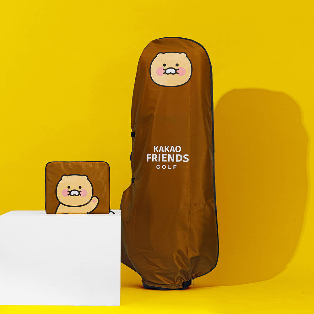 [KAKAO FRIENDS] Choonsik Travel Golf Bag Cover -춘식이 골프 항공 커버