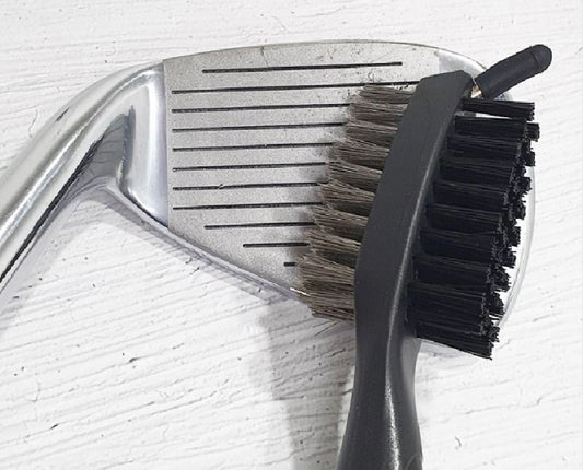 Golf Club Head Cleaning Brush with Reel Wire -  골프 클럽 청소 브러쉬