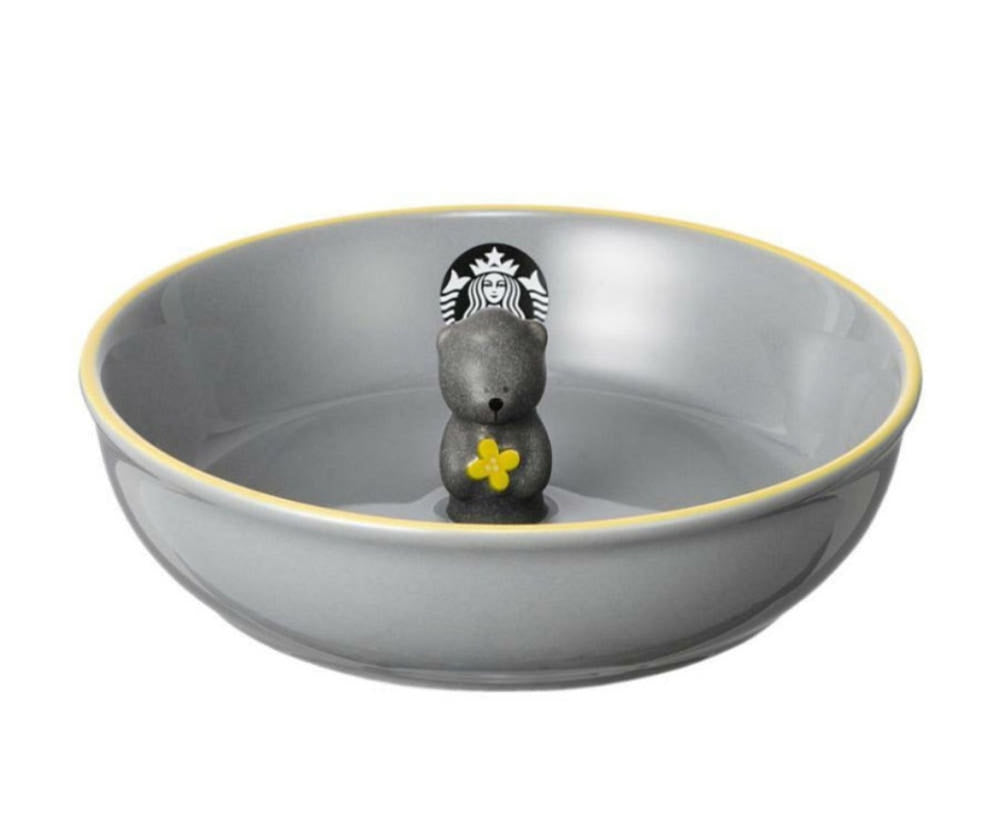 [K-Starbucks] Jeji Island Special Edition Bearistar Plate - 스타벅스 제주 유채꽃 스페셜 에디션 베어리스타 플레이트