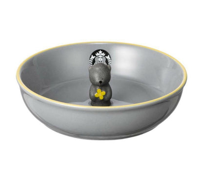 [K-Starbucks] Jeji Island Special Edition Bearistar Plate - 스타벅스 제주 유채꽃 스페셜 에디션 베어리스타 플레이트