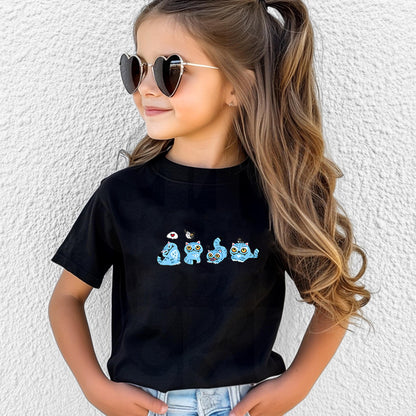 [KDH] Kpop Demon Hunters Kids T-Shirt (Derpy)- 케이팝 데몬 헌터즈 유아용 티셔츠(호랑이)