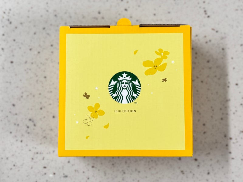 [K-Starbucks] Jeji Island Special Edition Bearistar Plate - 스타벅스 제주 유채꽃 스페셜 에디션 베어리스타 플레이트