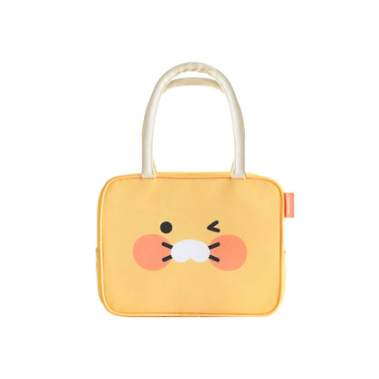 [KAKAO FRIENDS] Choonsik Face Cooling/Warming Lunch Box - 춘식이 얼굴 보냉백 런치 도시락 가방