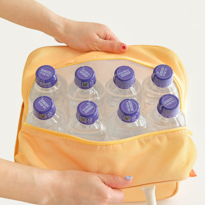 [KAKAO FRIENDS] Choonsik Face Cooling/Warming Lunch Box - 춘식이 얼굴 보냉백 런치 도시락 가방