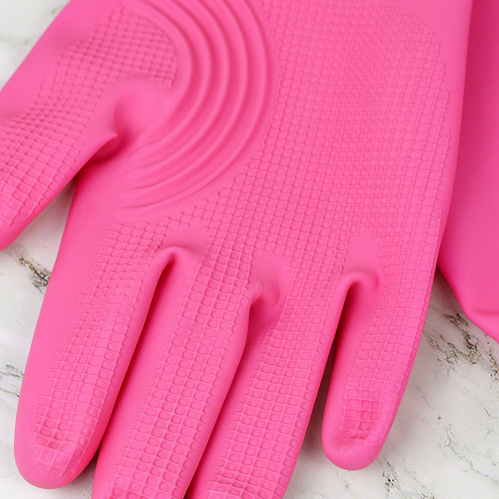 Brilliant Kitchen Rubber Gloves with No Right or Left Sides (M, L) - 오른손 왼손 구분없는 양손 고무장갑 (중, 대)