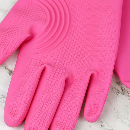 Brilliant Kitchen Rubber Gloves with No Right or Left Sides (M, L) - 오른손 왼손 구분없는 양손 고무장갑 (중, 대)