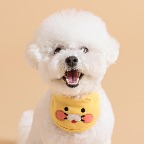 Kakao Friends: CS Dog Bib 춘식이 얼굴 메가 얼굴 빕