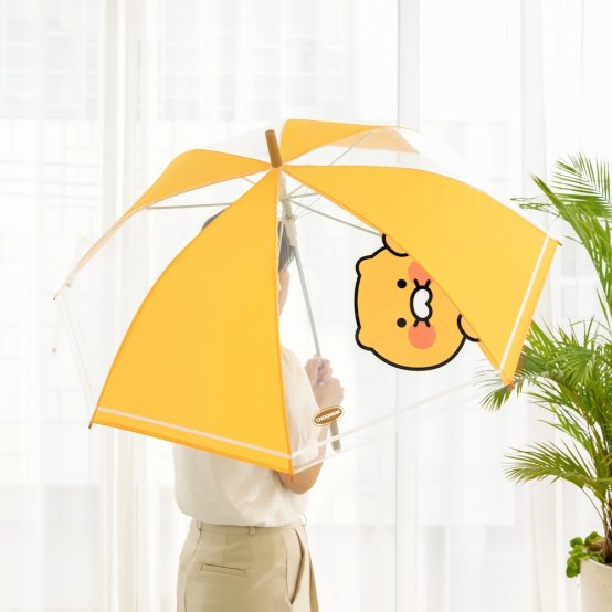 Kakao Friends: Clear Umbrella Choonsik 춘식이 투명 장우산