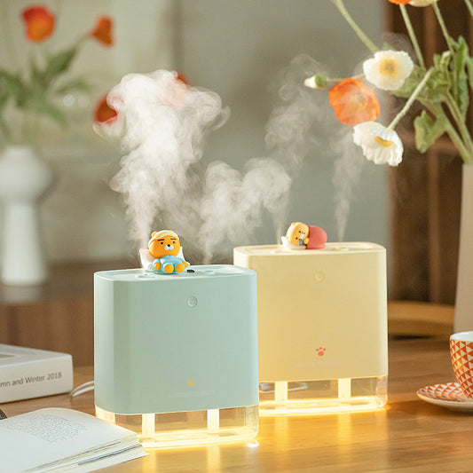Kakao Friends: 1.2L Dual Relaxing Humidifier 카카오프렌즈: 1.2L 대용량 듀얼 릴렉싱 가습기