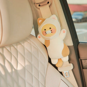Kakao Friends: Nyangnyang cat seat belt cover - Choonsik 냥냥고양이 안전벨트커버_춘식이