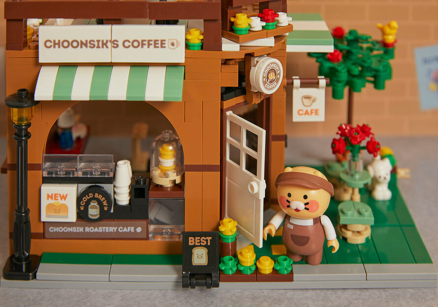 むぎちょこ KAKAO FRIENDS] Brick Figure Cafe Choonsik 브릭피규어 카페_