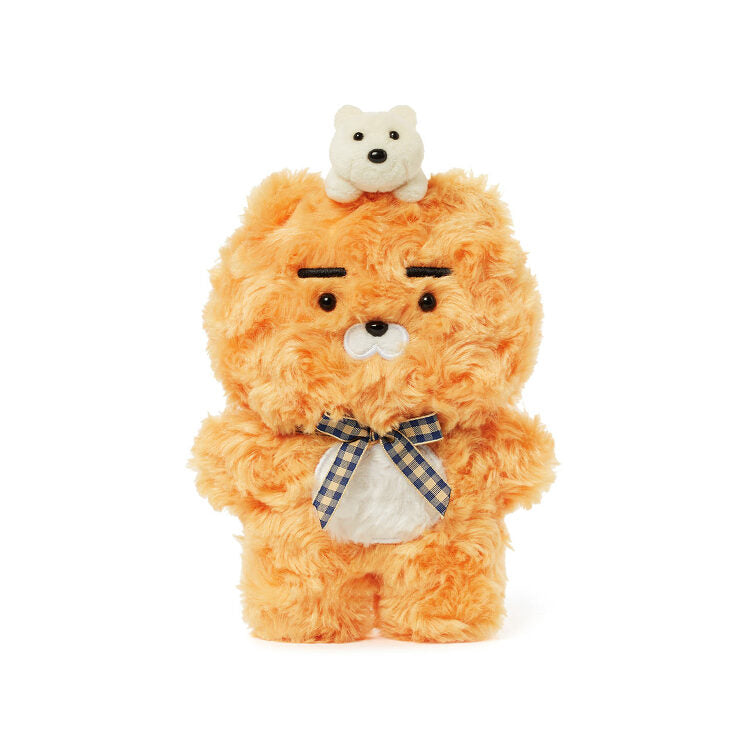 Kakao Friends: Cabin in the Forest Flat Fur Doll Ryan 캐빈인더포레스트 플랫퍼 인형_라이언