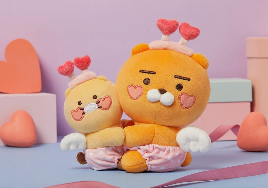 Kakao Friends: Ryan & Choonsik Doll (Love Hug Me) 러브 허그 인형_라이언&춘식이