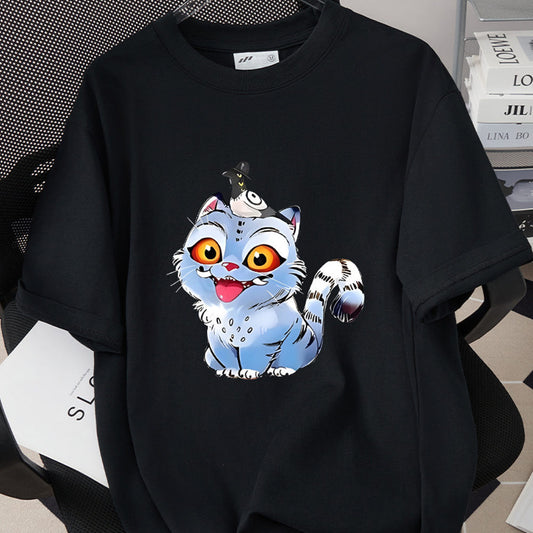 [KDH] Kpop Demon Hunters T-Shirt(Cute Derpy) - 케이팝 데몬 헌터즈 티셔츠(귀여운 호랑이) *Pre-Order*