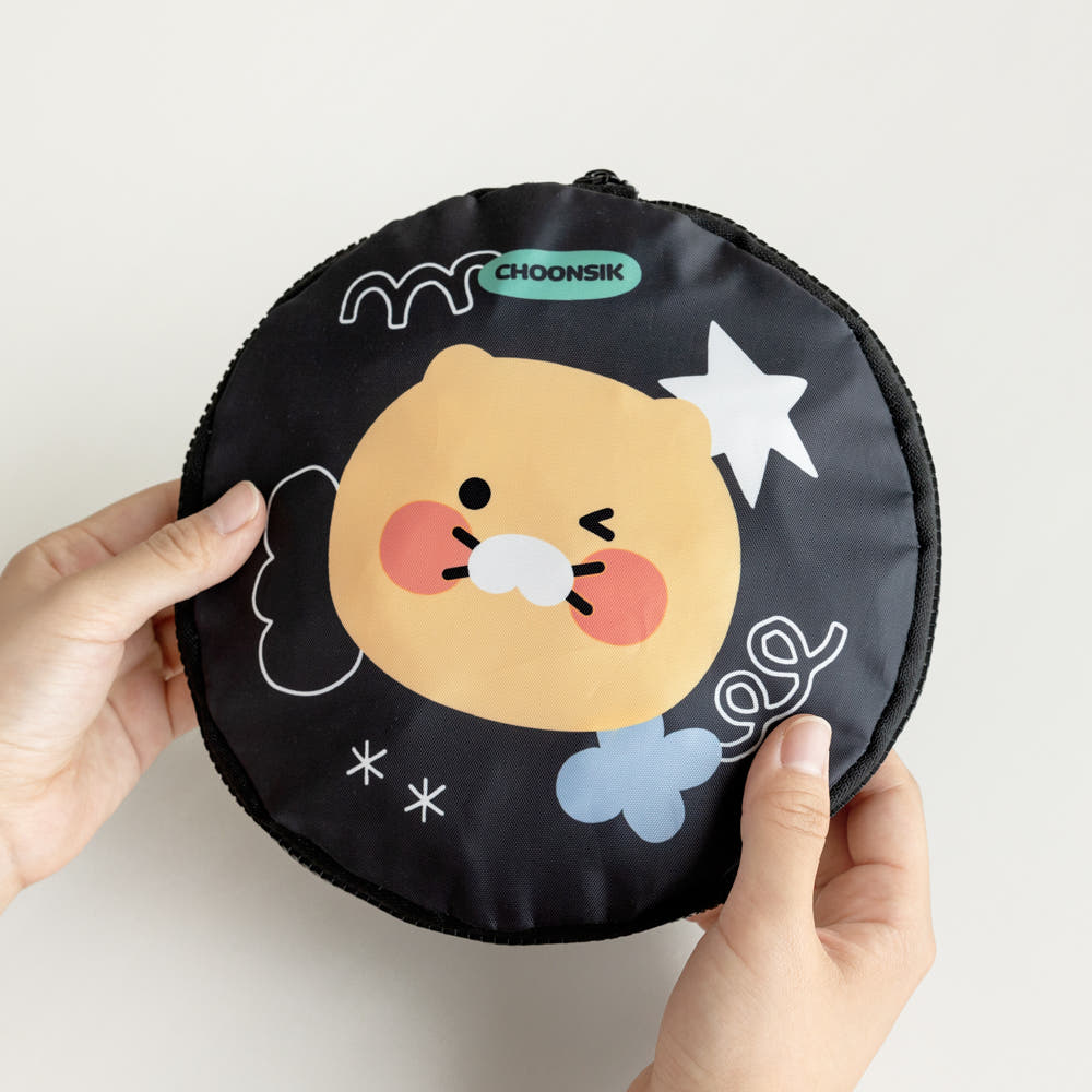 Kakao Friends: Choonsik Folding Duffle Bag Traveling Boston Bag - 춘식이 폴딩 더플백 여행용 접이식 보스턴백