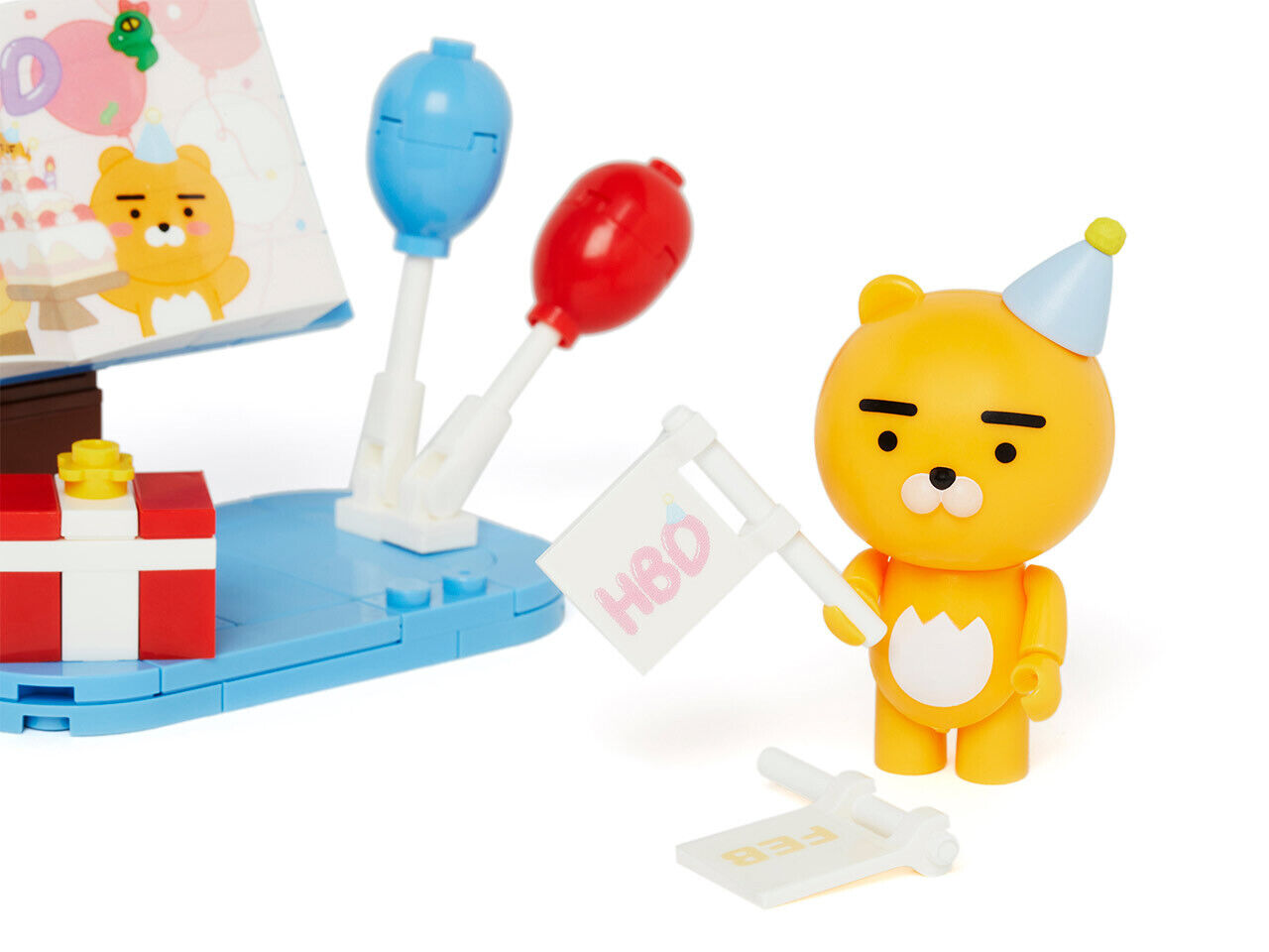 Kakao Friends: Cake Brick Figure - Ryan & Choonsik	라이언 춘식이 케잌 브릭 피규어