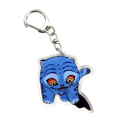 [KDH] Kpop Demon Hunters Derpy Acrylic Keyring 4pc set - 케이팝 데몬 헌터즈 더피 아크릴 키링 4종 세트