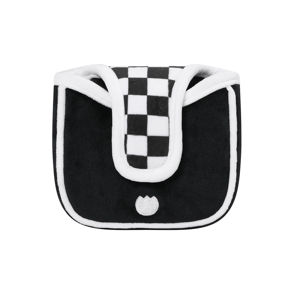 [KAKAO FRIENDS] Kakao Golf Ryan Checkerboard Mallet Putter Cover - 카카오 프렌즈 골프 라이언 체커보드 퍼터 커버(말렛)