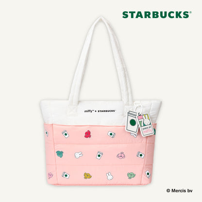 [K-STARBUCKS] Miffy 70th Anniversary Special Edition Puffer Bag Large - 미피 70주년 한국 스타벅스 콜라보 라지 백