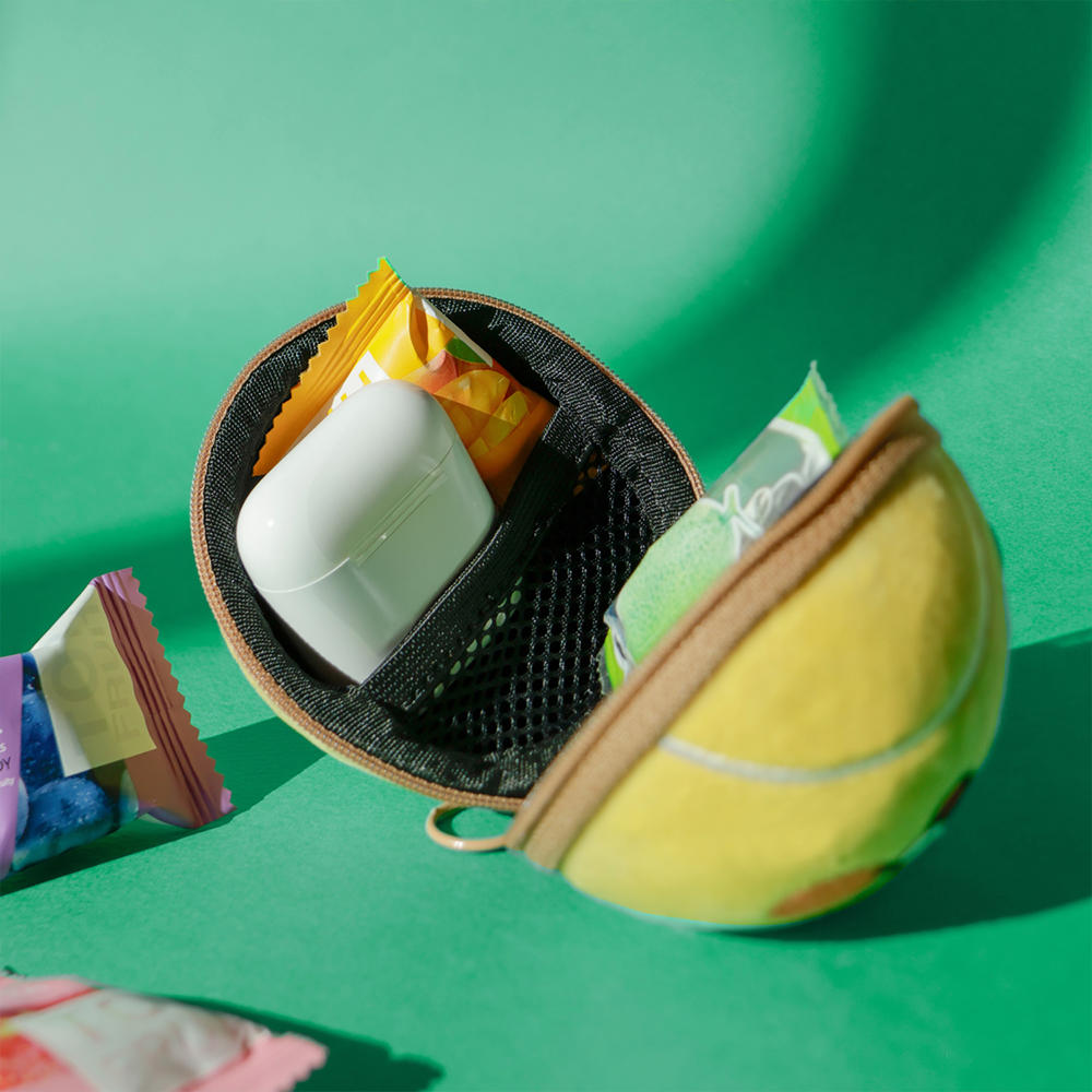 KAKAO FRIENDS] Ryan & Choonsik Face Tennis Ball Pouch Keyring
