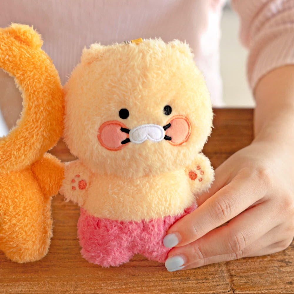 KAKAO FRIENDS] Poggle Mirror Keychain Choonsik & Ryan