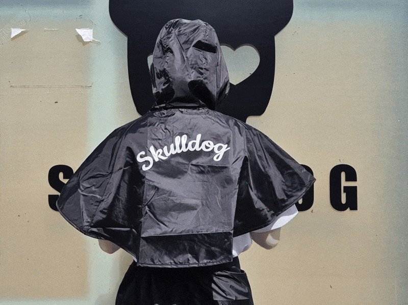 [Skulldog] Super Light Rain Pancho & Skirt 2 piece Set - 초경량 우비 판초 & 치마 투피스 세트