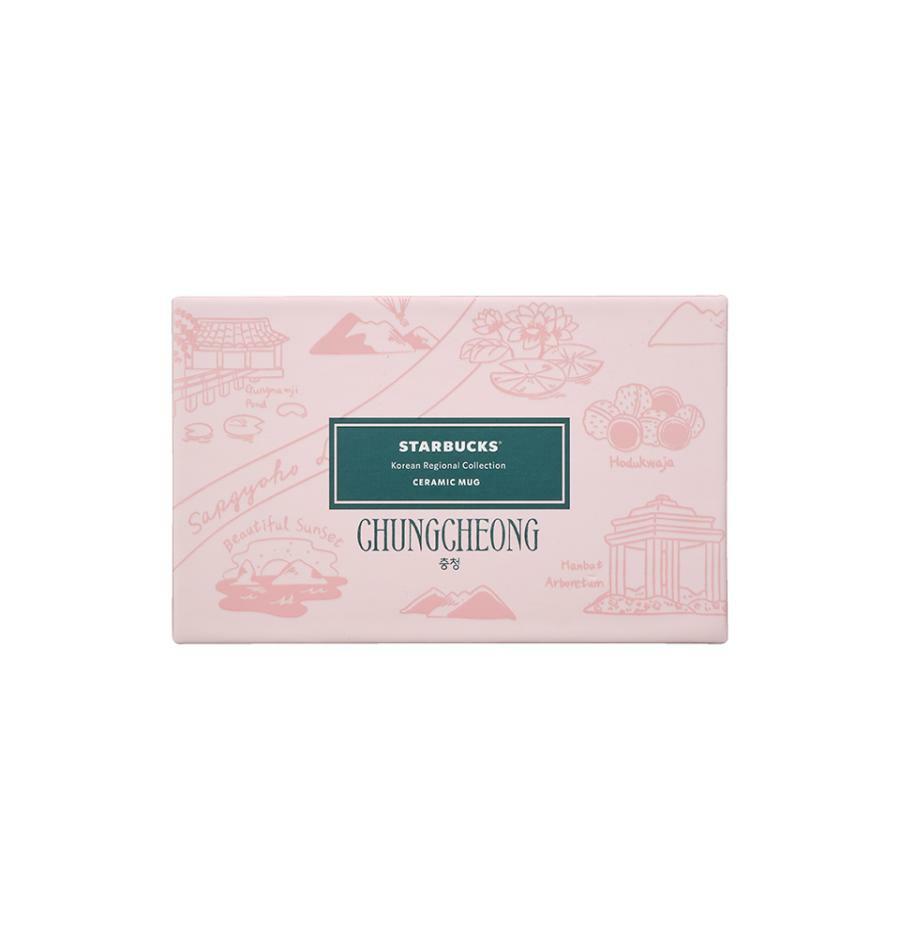 [K-Starbucks] Korean Regional Collection CHUNGCHEONG Mug - 안녕 충청 머그 355ml