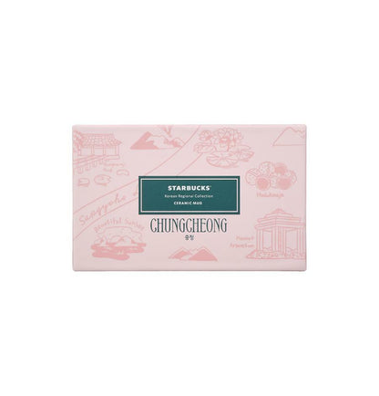 [K-Starbucks] Korean Regional Collection CHUNGCHEONG Mug - 안녕 충청 머그 355ml