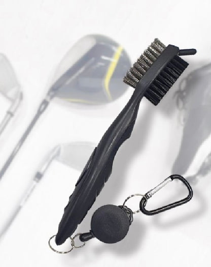 Golf Club Head Cleaning Brush with Reel Wire -  골프 클럽 청소 브러쉬
