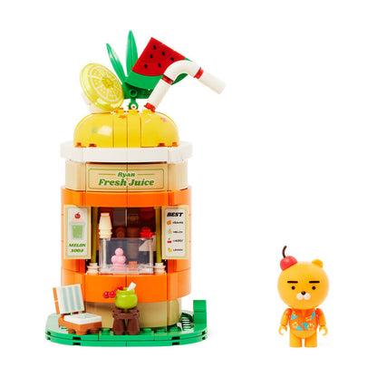 [KAKAO FRIENDS] Dessert Brick Figure Lemon Soda Ryan 디저트브릭피규어 레몬소다_라이언