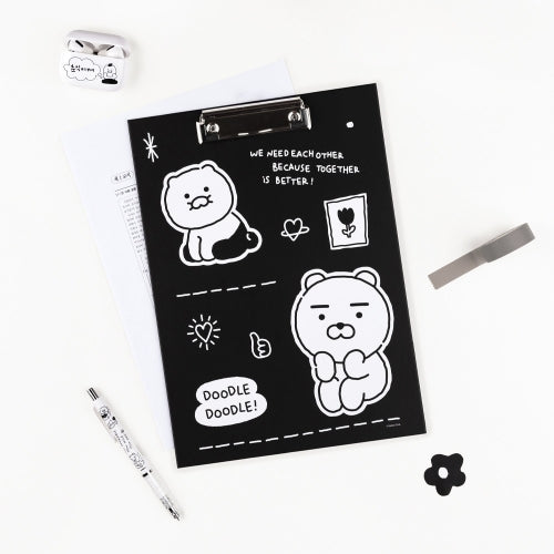 [KAKAO FRIENDS] A4 Doodle Doodle Clipboard - 두들두들 A4 클립보드 서류철