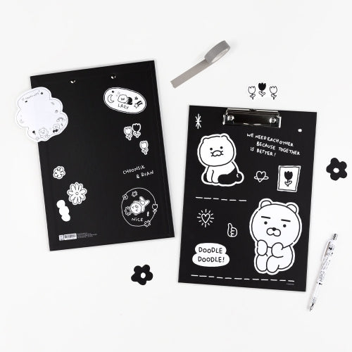 [KAKAO FRIENDS] A4 Doodle Doodle Clipboard - 두들두들 A4 클립보드 서류철