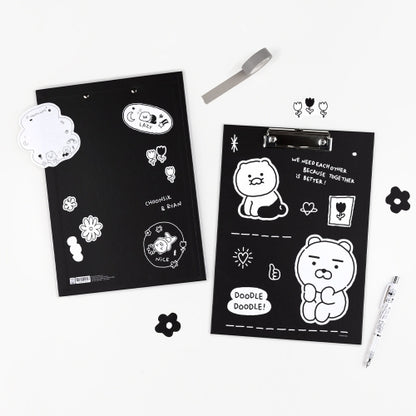 [KAKAO FRIENDS] A4 Doodle Doodle Clipboard - 두들두들 A4 클립보드 서류철