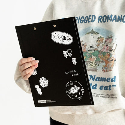 [KAKAO FRIENDS] A4 Doodle Doodle Clipboard - 두들두들 A4 클립보드 서류철