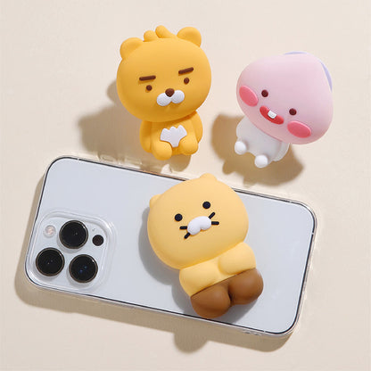[KAKAO FRIENDS] Choonsik Large Griptok (Holder) - 춘식이 앉아 그립톡 (홀더)
