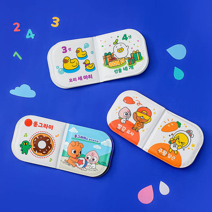 [KAKAO FRIENDS] Kids Waterproof Bath Book 3pc set - 내 마음은 무지 목욕놀이 어린이용 책 3개 세트