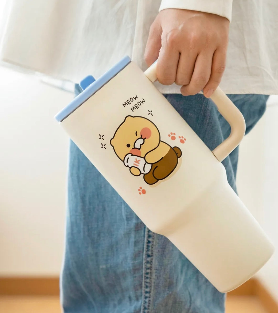 Kakao Friends: Choonsik Jumbo Grip Tumbler 춘식이 점보 그립 텀블러 1180ml