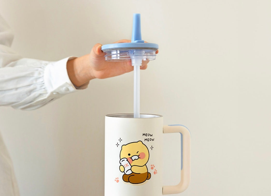 Kakao Friends: Choonsik Jumbo Grip Tumbler 춘식이 점보 그립 텀블러 1180ml