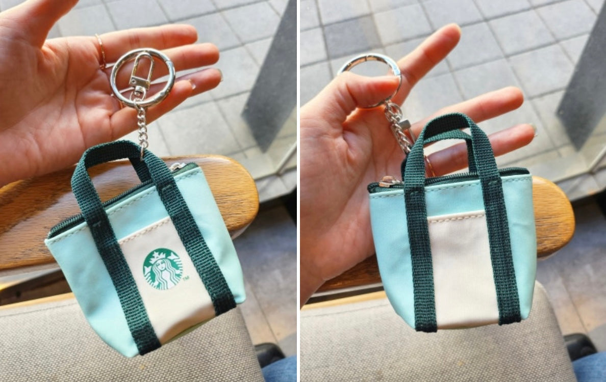 [K-Starbucks] Mini Bag Keyring 스타벅스 미니 가방 키링