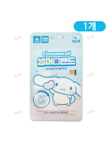 [Sanrio] Summer Mosquito Patch  썸머 겔 밴드 (크로미, 시나몬롤, 멜로디)