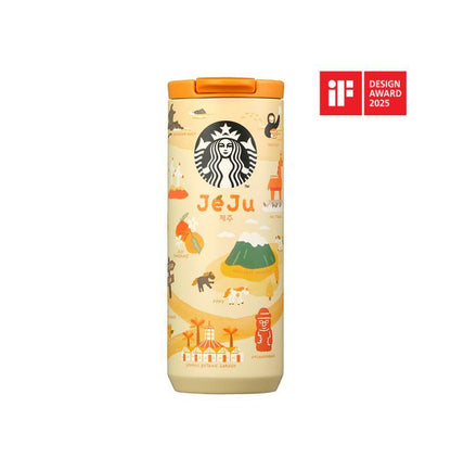 [K-Starbucks] Korean Regional Collection SS JEJU Tumbler - SS 안녕 제주 텀블러 355ml