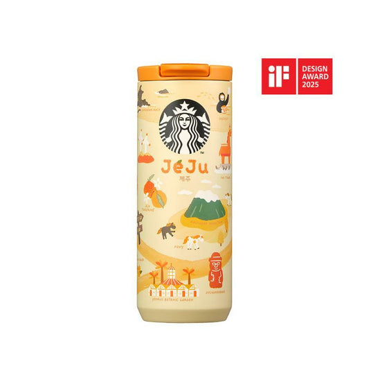 [K-Starbucks] Korean Regional Collection SS JEJU Tumbler - SS 안녕 제주 텀블러 355ml