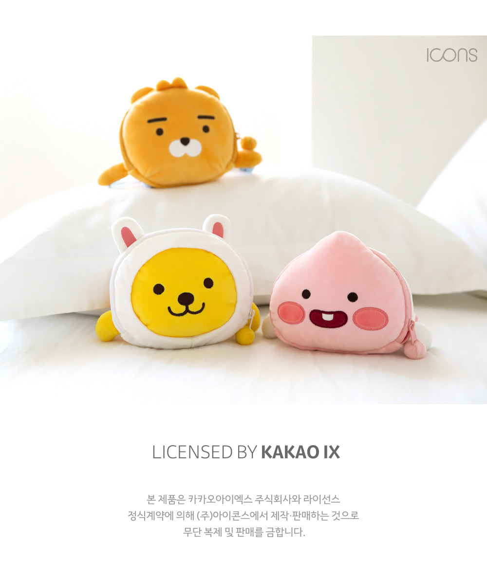 Kakao Friends:Kids Doll Hip Sack Apeach  키즈 인형 힙색 리틀어피치