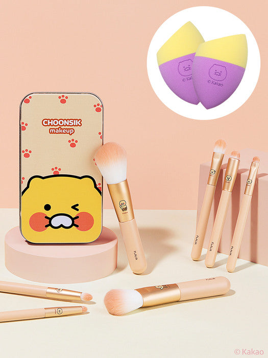 Kakao Friends Choonsik Brush Kit 7 Types