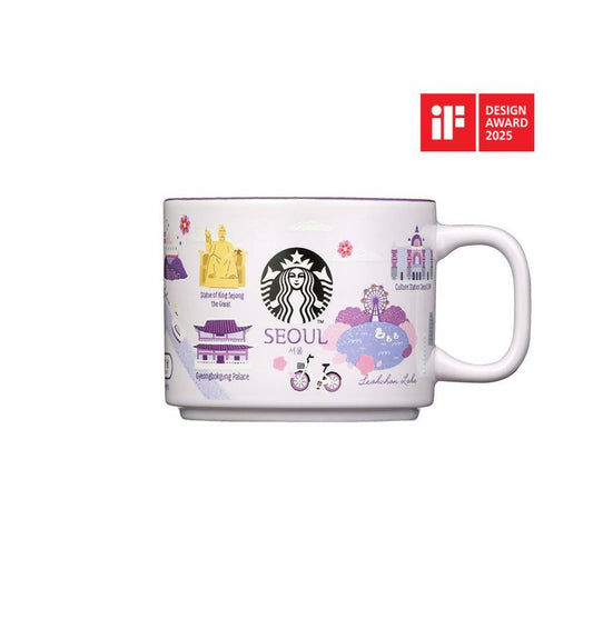 [K-Starbucks] Korean Regional Collection SEOUL Mug - 안녕 서울 머그 355ml (Copy)