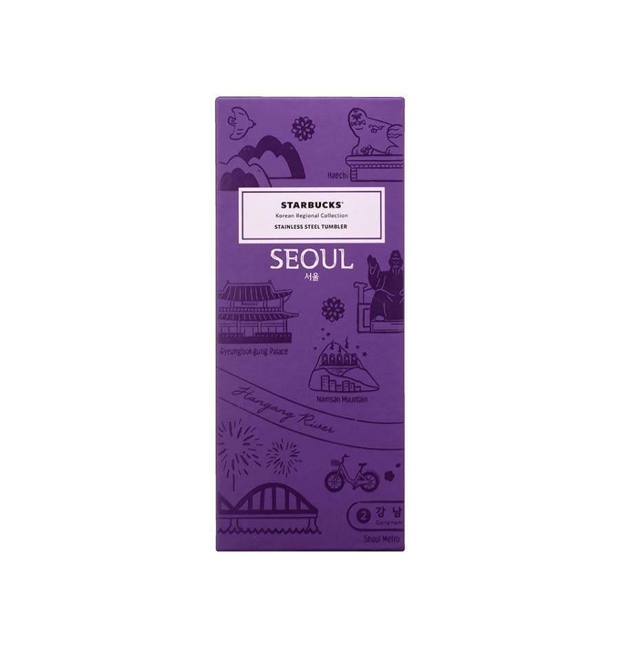 [K-Starbucks] Korean Regional Collection SS SEOUL Tumbler - SS 안녕 서울 텀블러 355ml