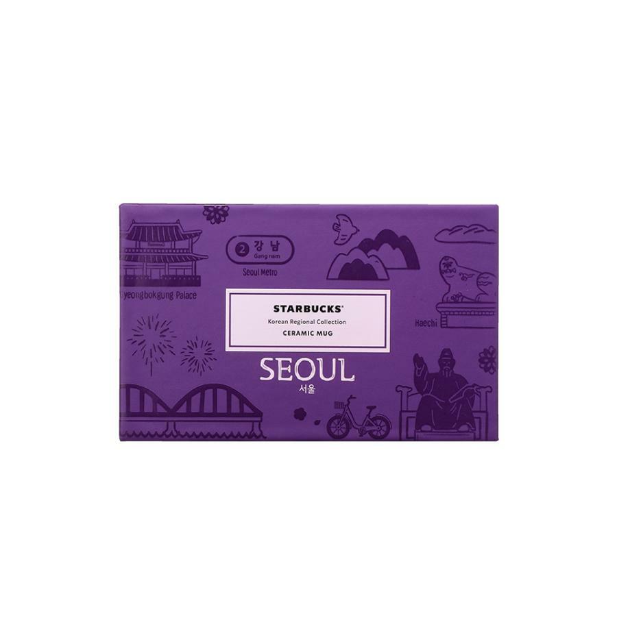 [K-Starbucks] Korean Regional Collection SEOUL Mug - 안녕 서울 머그 355ml (Copy)