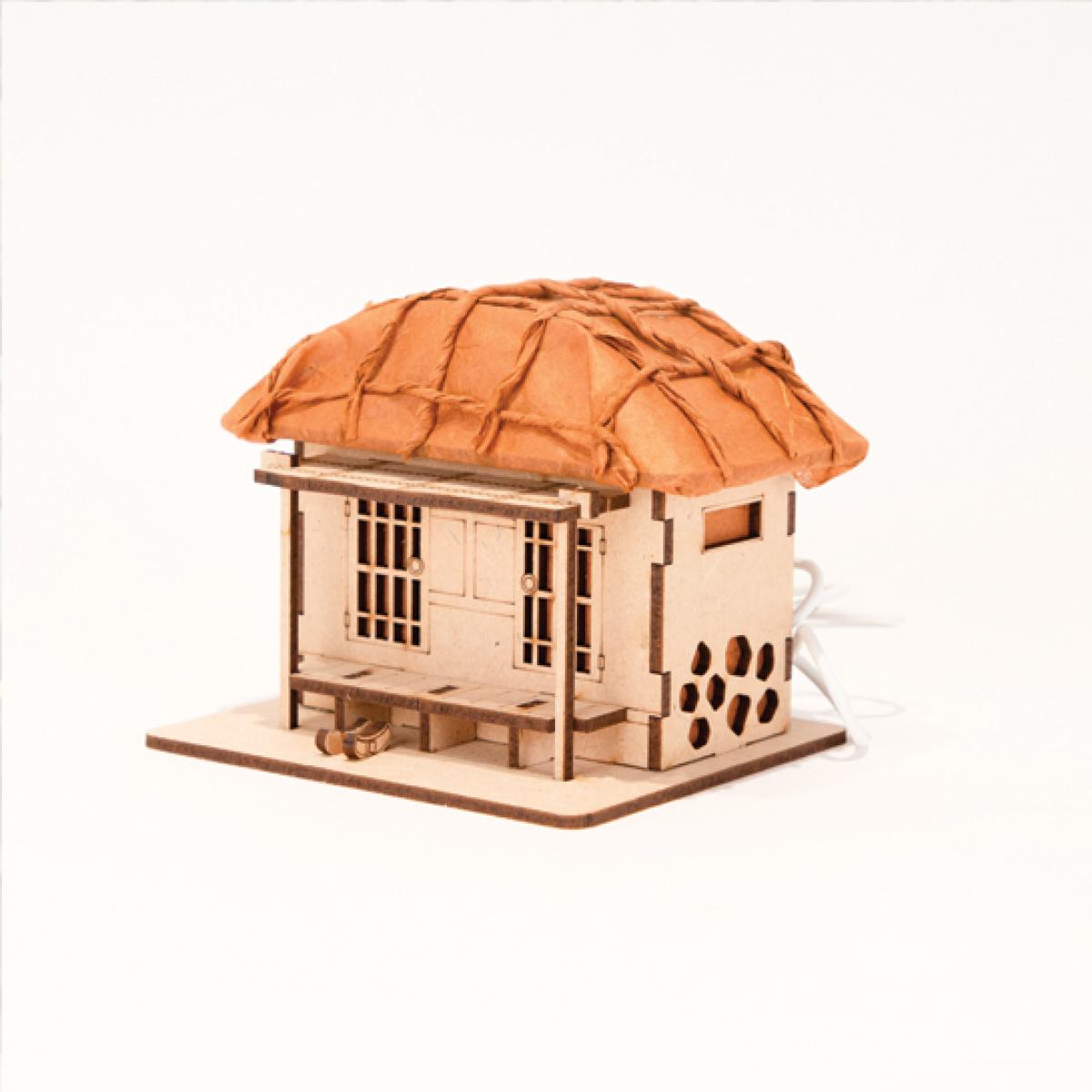 COPE JEJU: DIY Mini Thatched House Mood Light DIY 미니 초가집 무드등